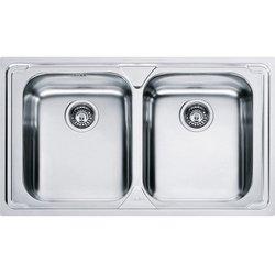 Franke llx 620-l lavabo sobre-encimera rectangular acero inoxidable