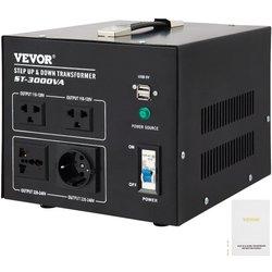 VEVOR Transformador Elevador/Reductor de Voltaje 2100W Convertidor 110V 240V