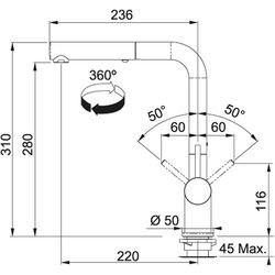 Grifo Franke Active Plus Pullout Neg Mate 1150524890