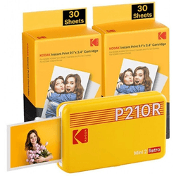 Impresora Instantánea KODAK Mini 2 Retro P210Ryk60 Amarillo