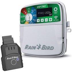 Programador riego automático ESP-TM2 6 zonas interior Rain Bird Módulo Wifi Lnk