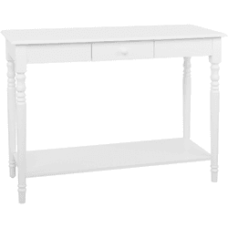 Beliani Consola blanca 102 x 40 cm