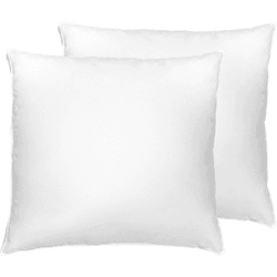 Juego de 2 Almohadas BELIANI Khartaphu (Blanco - 80x80 cm)