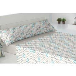 Juego sábanas coralina tres piezas paduana diamond cama 90 beige