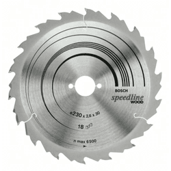 Blade de sierra circular speedline wood. 130 x 16 x 2.2 mm.