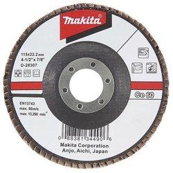 Makita d-28379 - disco de laminas 180 curvo de aluminio ceramico grano 40 con cuerpo de fibra de vidrio