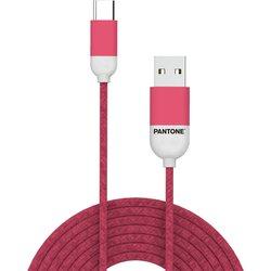 Celly Cable Usb A Usbc Pantone Rosa