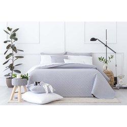 Colcha chic gris claro cama 105 - 200x260cm