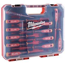 Milwaukee 4932479095 - set di cacciaviti a tre lobi vde, 12 pezzi