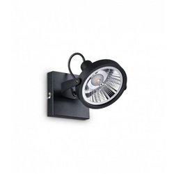 Ideal lux glim - 1 luz de techo negra