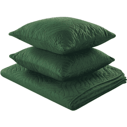 Colcha BELIANI Babak (Verde - 210x140x2 cm - Poliéster)