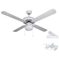 Ventilador de Techo ORBEGOZO 4 Palas Reversibles Color Blanco 60W