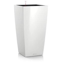 LECHUZA Macetero Cubico 30 ALL-IN-ONE blanco brillante