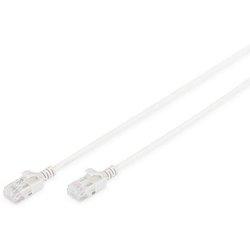 Cable de conexión DIGITUS Slim, Cat. 6, U/UTP, 1,0 m, gris