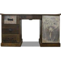 Escritorio vintage industrial wild bear - madera