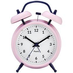 Reloj Despertador Retro Rosa Y Azul Cl1551