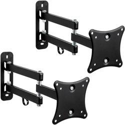 Tectake 2 soportes de pared para tv extensible