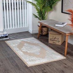 Surya alfombra vintage oriental beige/blanco 80x150