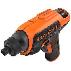 Destornillador de 3,6 v con portapuntas revólver en estuche metálico black+decker cs36bst