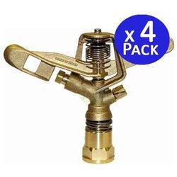 Suinga Pack 4 X Aspersor de Impacto Circular 3/4" Hembra