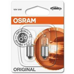 Kit 2 Lámparas Ba9S 12V5W Originales Miniwatt® OSRAM