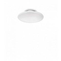 Luz de techo moderna Smarties vidrio blanco 3 luces E27 D50Cm