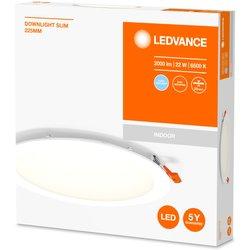 Ledvance LED de luz descendente Slim- Línea esencial -22W 6500K Ø 200 mm