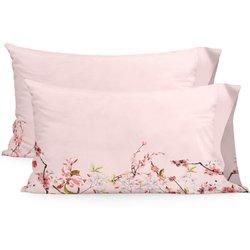 Chinoiserie rose funda de almohada 50x75 cm (x2)