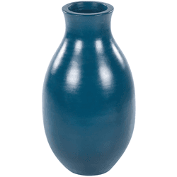 Terracota Jarrón decorativo 48 Azul BELIANI Stagira