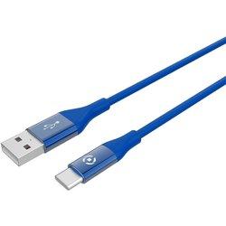 Cable usb-c a usb celly usbtypeccolorbl azul oscuro 1 m