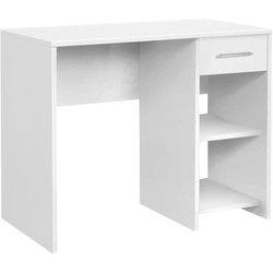 Mesa Escritorio 1 Cajón Con Estantes 74X90X51 Blanco VENPRODIN