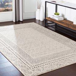 Surya alfombra escandinava bohemia gris/beige 160x220