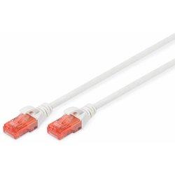 Cable de conexión DIGITUS, Cat. 6, U/UTP, 2,0 m, blanco