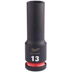 Milwaukee carraca impacto 1/2 vaso largo 6c.13 mm