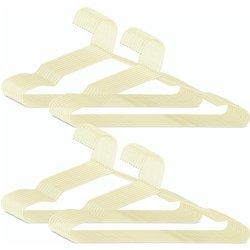 Perchas de Metal Beige Antideslizantes y Resistentes Ideal para Chaquetas, Pantalones, Blusas Pack de 40 COM-FORT HOUSE