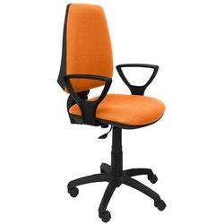 Silla Elche CP bali naranja brazos fijos