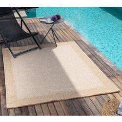 Surya alfombra exterior/interior efecto yute beige 160x213