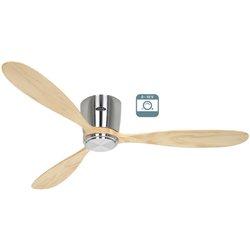 Ventilador de techo eco plano madera 132 bn-nt 0 - 10 v