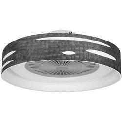 Ventilador ac odra madera negra led 72w con memoria de color