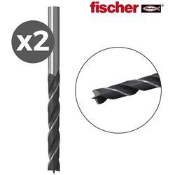 PACK 2 BROCAS MADERA HB 4/2K 530634 FISCHER