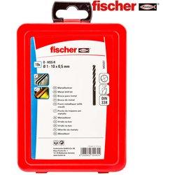 Estuche 19 Brocas Metal FISCHER HSS-R DIN338 1-10 - 19E