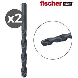 2 broca para metal ø 4 x l. 75mm fischer hss - r