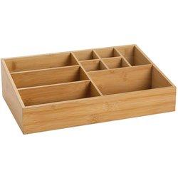 Organizador de bambu 33x21x9cm ba73010 andrea house