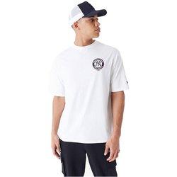 Camiseta de Hombre NEW ERA Corta Herren Bluse Blanco (S)