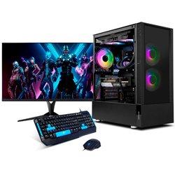 Torre NEO-PC Delta Gaming RYZEN 5-5500/16GB/1TB M.2/RTX 3050 Monitor 27 FullHD Teclado y ratón.