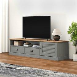 Mueble De Tv VIDAXL Gris Madera (156x40x40 cm)