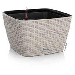 LECHUZA Jardinera BACINO Cottage ALL-IN-ONE marrón arena 30x30 cm