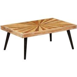 Mesita De Cafe VIDAXL Marrón Madera (90x55x36 cm)