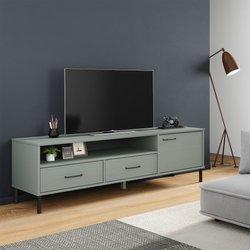 Mueble De Tv VIDAXL Gris Madera (158x40x46.5 )