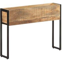 Plantador 90x20x68 cm en madera de mango crudo